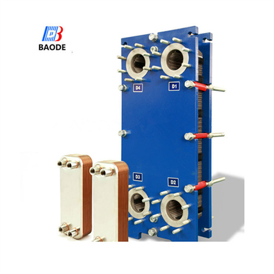 HVAC Buhar Isıtması için Standart Paketlenmiş Plaka ve Çerçeve Isı Değiştiricisi