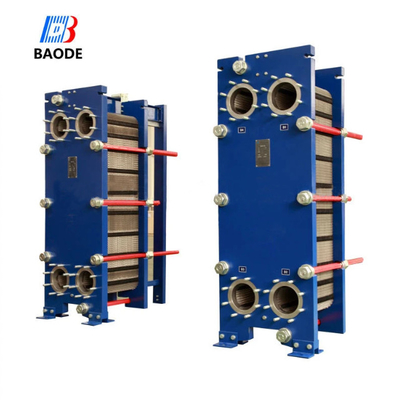 HVAC Buhar Isıtması için Standart Paketlenmiş Plaka ve Çerçeve Isı Değiştiricisi