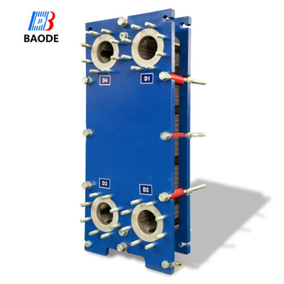 HVAC Buhar Isıtması için Standart Paketlenmiş Plaka ve Çerçeve Isı Değiştiricisi