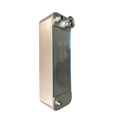 Sıcaklık pompası Kondansör Su ısıtma Bakır Brazed Plate Tip Sıcaklık Değiştiricisi