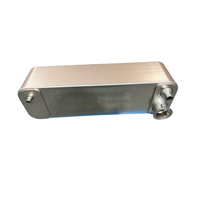 Sıcaklık pompası Kondansör Su ısıtma Bakır Brazed Plate Tip Sıcaklık Değiştiricisi