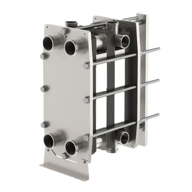 Stainless Steel Food Grade Plate Heat Exchanger For Milk Beer Juice Gıda Endüstrisi