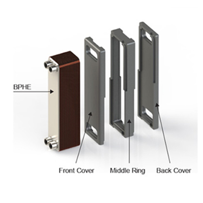 Yüksek Kaliteli Isıtma Tüm Türleri için Brazed Plate Isı Değiştiricisi